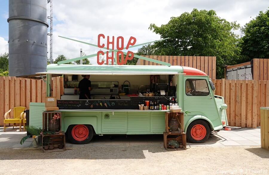 Foodtruck op Green Island op de Floriade Expo 2022 in Almere<br/>Copyright © JTravel.nl