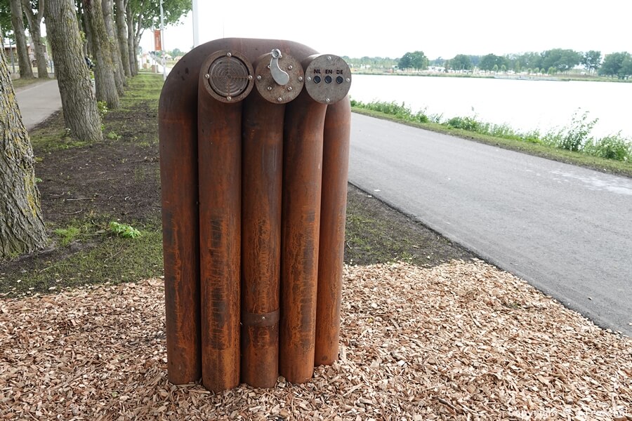 Kunstwerk Weerwater op Utopia Island op de Floriade Expo 2022 in Almere<br/>Copyright ยฉ JTravel.nl