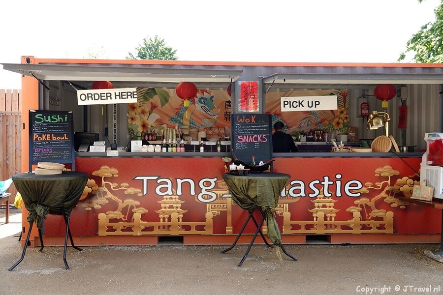 Local Foodtruck in Urban District op de Floriade Expo 2022 in Almere