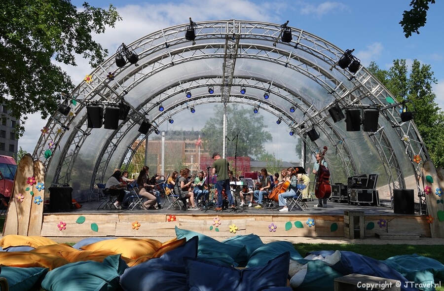 Urban Stage in Urban District op de Floriade Expo 2022 in Almere