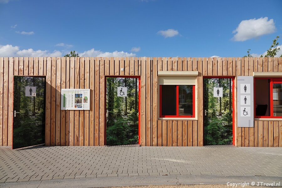 Toiletgebouw op de Floriade Expo 2022 in Almere