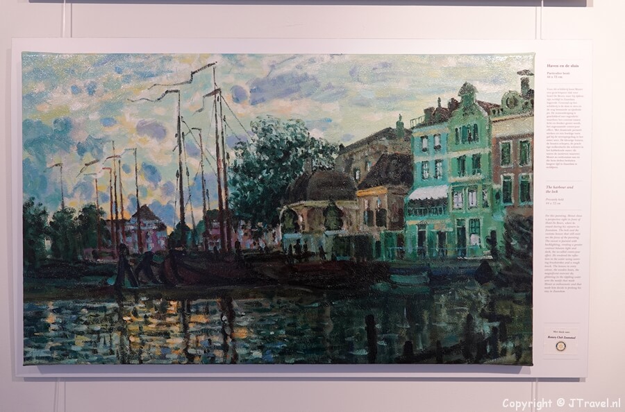 Replica van een schilderij in het Atelier van Monet in Zaandam<br/>Copyright ยฉ JTravel.nl