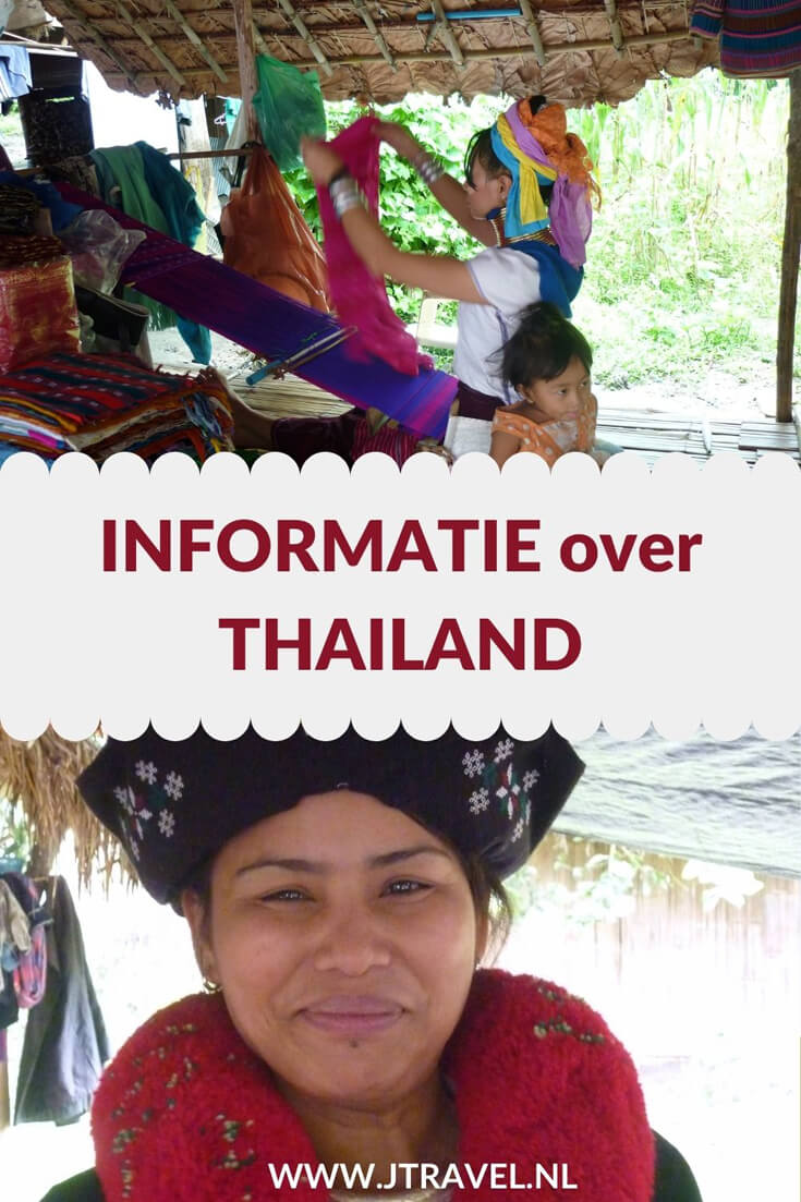 Hier lees je informatie over Thailand, zoals de taal, geschiedenis, klimaat, eten en drinken, vliegen naar Thailand, accommodatie in Thailand, geldzaken, grensdocumenten, bevolking en klimaat. Lees je mee? #thailand #informatie #jtravel #jtravelblog
