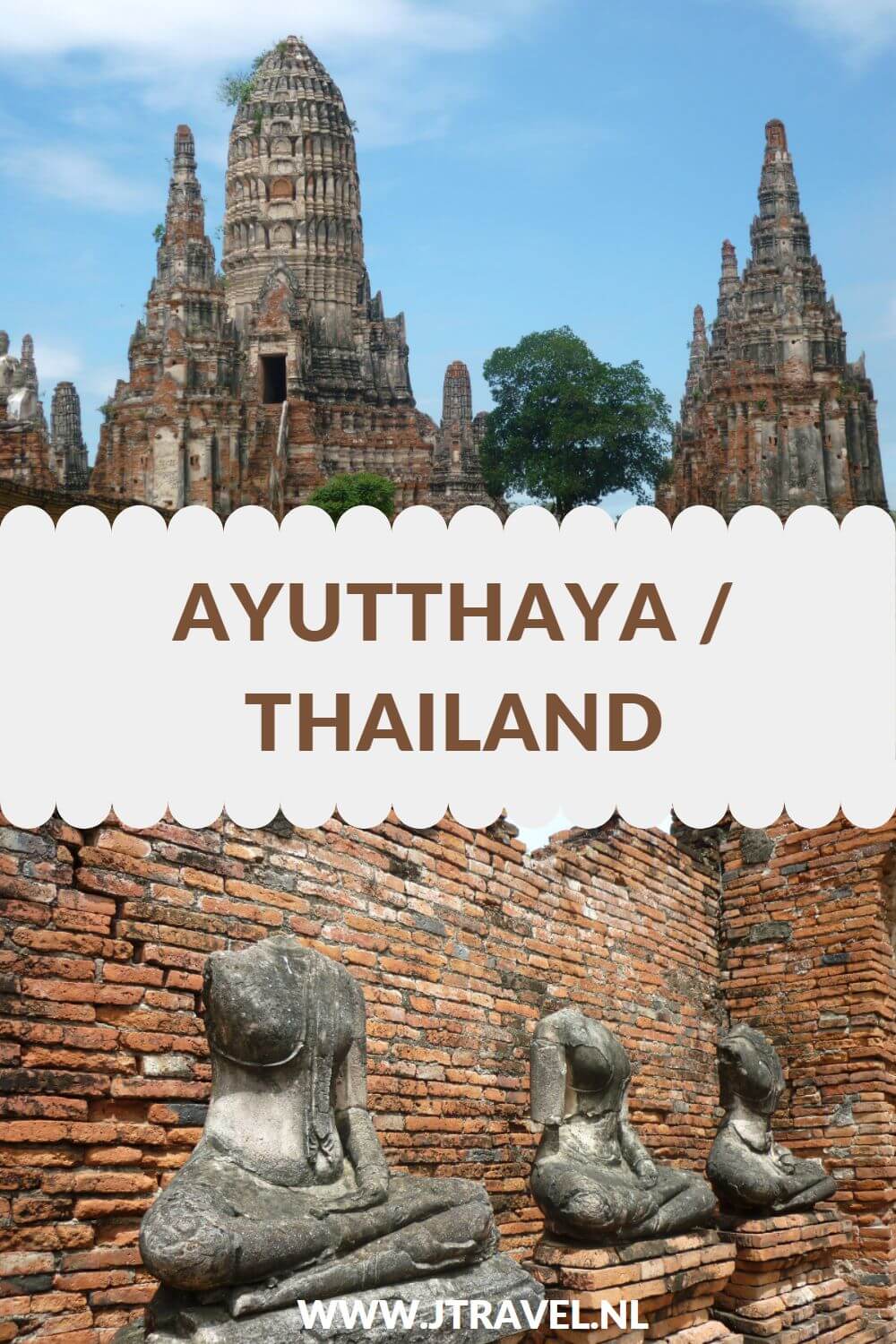 De bekendste tempel in Ayutthaya is de Wat Phra Mahathat. De Wat Phra Mahathat is een van de grootste en mooiste tempelcomplexen van de stad. Ayutthaya Historical Park staat op de Werelderfgoedlijst van UNESCO. Meer lees je in dit artikel. Lees je mee? #ayutthaya #thailand #unesco #jtravel #jtravelblog De bekendste tempel in Ayutthaya is de Wat Phra Mahathat. De Wat Phra Mahathat is een van de grootste en mooiste tempelcomplexen van de stad. Ayutthaya Historical Park staat op de Werelderfgoedlijst van UNESCO. Meer lees je in dit artikel. Lees je mee? #ayutthaya #thailand #unesco #jtravel #jtravelblog