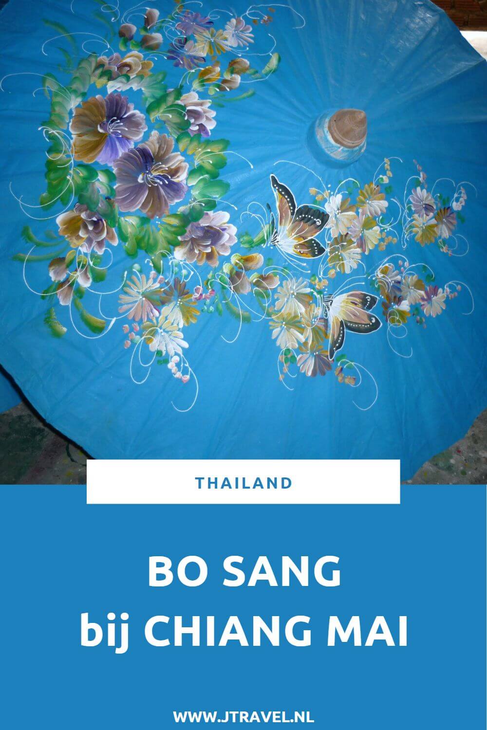 Tijdens mijn rondreis mocht Bo Sang bij Chiang Mai niet ontbreken. In Bo Sang liet ik een waaier met mijn naam in het Thais maken. Hier lees je de informatie over Bo Sang in de omgeving van Chiang Mai. Lees je mee over de Bo Sang? #chiangmai #bosang #thailand #waaier #parasol #jtravel #jtravelblog