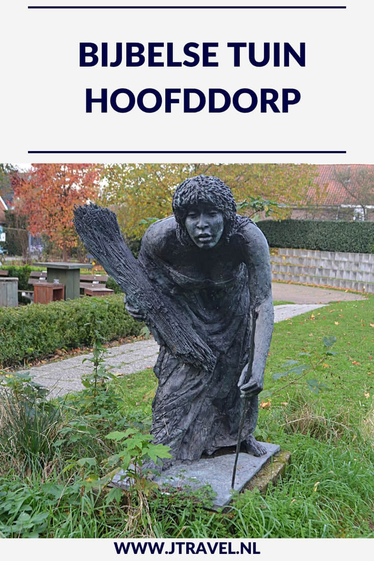 In Hoofddorp achter de R.K.-kerk Joannes De Doper bevindt zich een Bijbelse Tuin met 50 beelden van Bijbelse figuren. Alles in deze Bijbelse Tuin Hoofddorp heeft een betekenis, ook de bomen. Meer lees je op mijn website. Lees je mee? #bijbelsetuinhoofddorp #haarlemmermeer #hoofddorp #bijbelsetuin #jtravel #jtravelblog