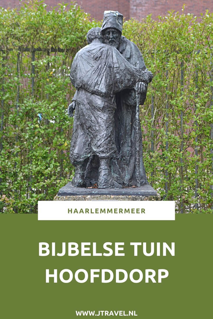 In Hoofddorp achter de R.K.-kerk Joannes De Doper bevindt zich een Bijbelse Tuin met 50 beelden van Bijbelse figuren. Alles in deze Bijbelse Tuin Hoofddorp heeft een betekenis, ook de bomen. Meer lees je op mijn website. Lees je mee? #bijbelsetuinhoofddorp #haarlemmermeer #hoofddorp #bijbelsetuin #jtravel #jtravelblog