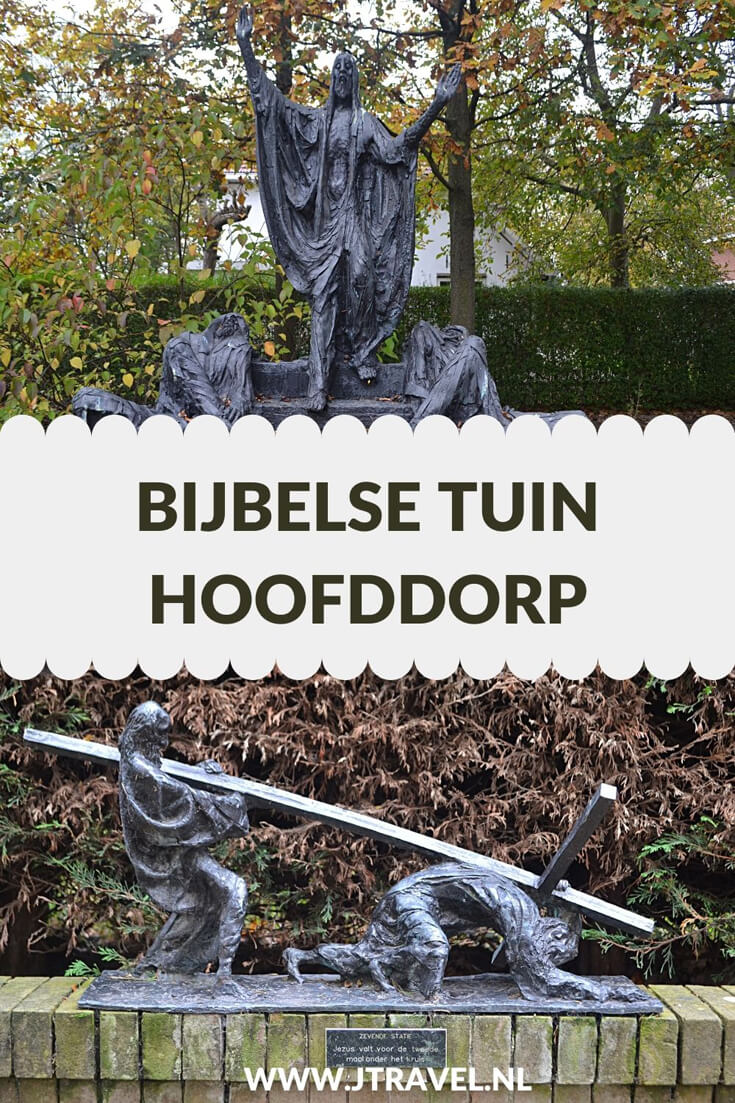 In Hoofddorp achter de R.K.-kerk Joannes De Doper bevindt zich een Bijbelse Tuin met 50 beelden van Bijbelse figuren. Alles in deze Bijbelse Tuin Hoofddorp heeft een betekenis, ook de bomen. Meer lees je op mijn website. Lees je mee? #bijbelsetuinhoofddorp #haarlemmermeer #hoofddorp #bijbelsetuin #jtravel #jtravelblog