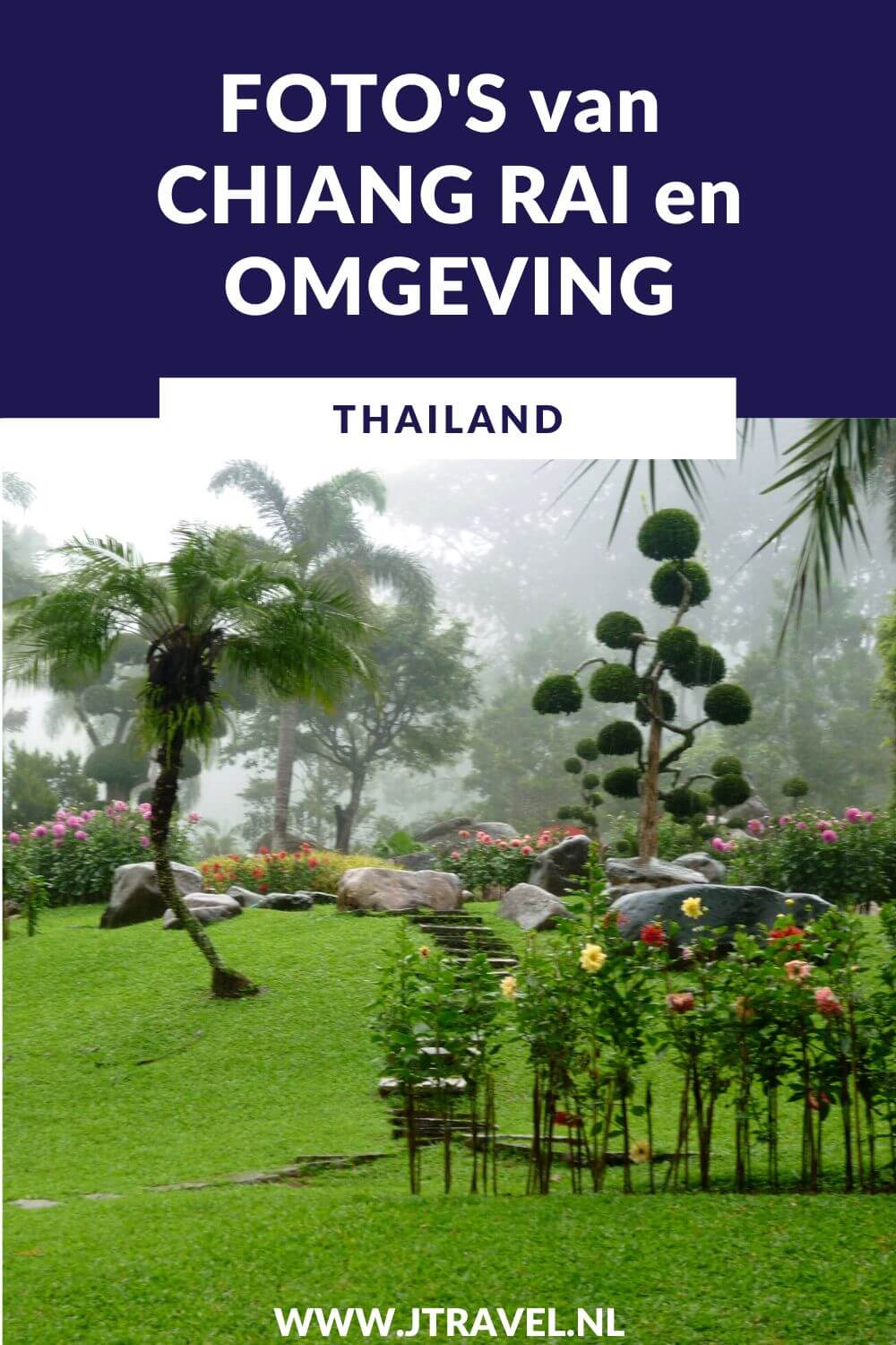 Tijdens mijn 16-daagse groepsrondreis mocht Chiang Rai niet ontbreken. Hier zie je mijn foto’s van Chiang Rai, Doi Tung berg, de Gouden Driehoek, Akha bergvolk en de boottocht over de Mekong Rivier. Kijk je mee? #ChiangRai #DoiTung #goudendriehoek #bergvolken #fotos #thailand #jtravel #jtravelblog