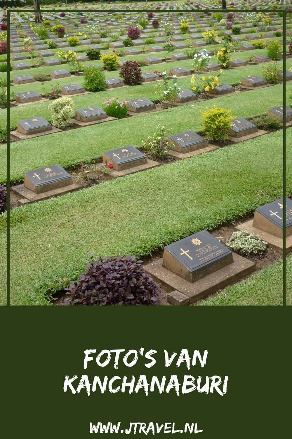 Eén van de meest indrukwekkende plaatsen die ik bezocht is Kanchanaburi. Een plek waar heel veel is gebeurd tijdens de Tweede Wereldoorlog. Mijn foto's die ik maakte in Kanchanaburi zie je hier. Kijk je mee? #kanchanaburi #tweedewereldoorlog #warcemetry #bridgeovertheriverkwai #thailand #jtravel #jtravelblog #fotos