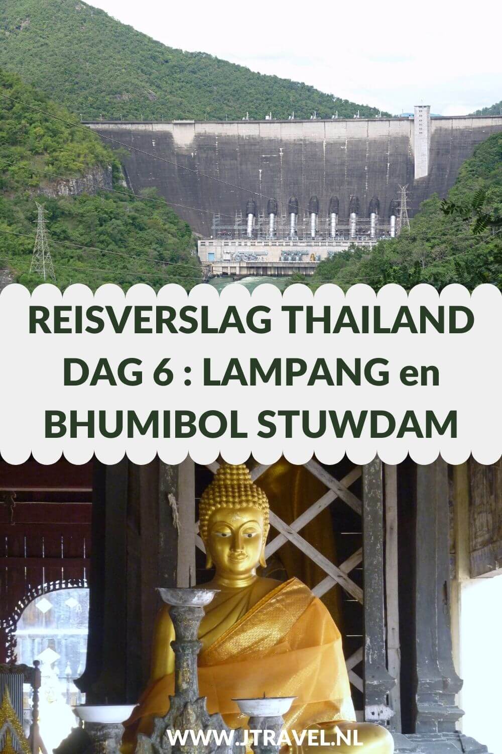 Op dag 6 van mijn 16-daagse groepsrondreis door Thailand reis ik via Lampang naar Chiang Mai. Alles over de zesde dag van mijn reis door Thailand lees je hier. Lees je mee? #Thailand #lampang #tempel #chiangmai #reisverslag #jtravel #jtravelblog