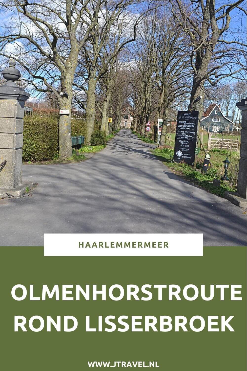 Ik liep de Olmenhorstroute, een wandeling rond Lisserbroek in de gemeente Haarlemmermeer. Plekken die u aandoet tijdens deze wandeling van 10 kilometer zijn Lisserbroek, Landgoed De Olmenhorst en Abbenes. Alles over de Olmenhorstroute leest u in dit artikel. #olmenhorstroute #landgoeddeolmenhorst #lisserbroek #haarlemmermeer #jtravel #jtravelblog