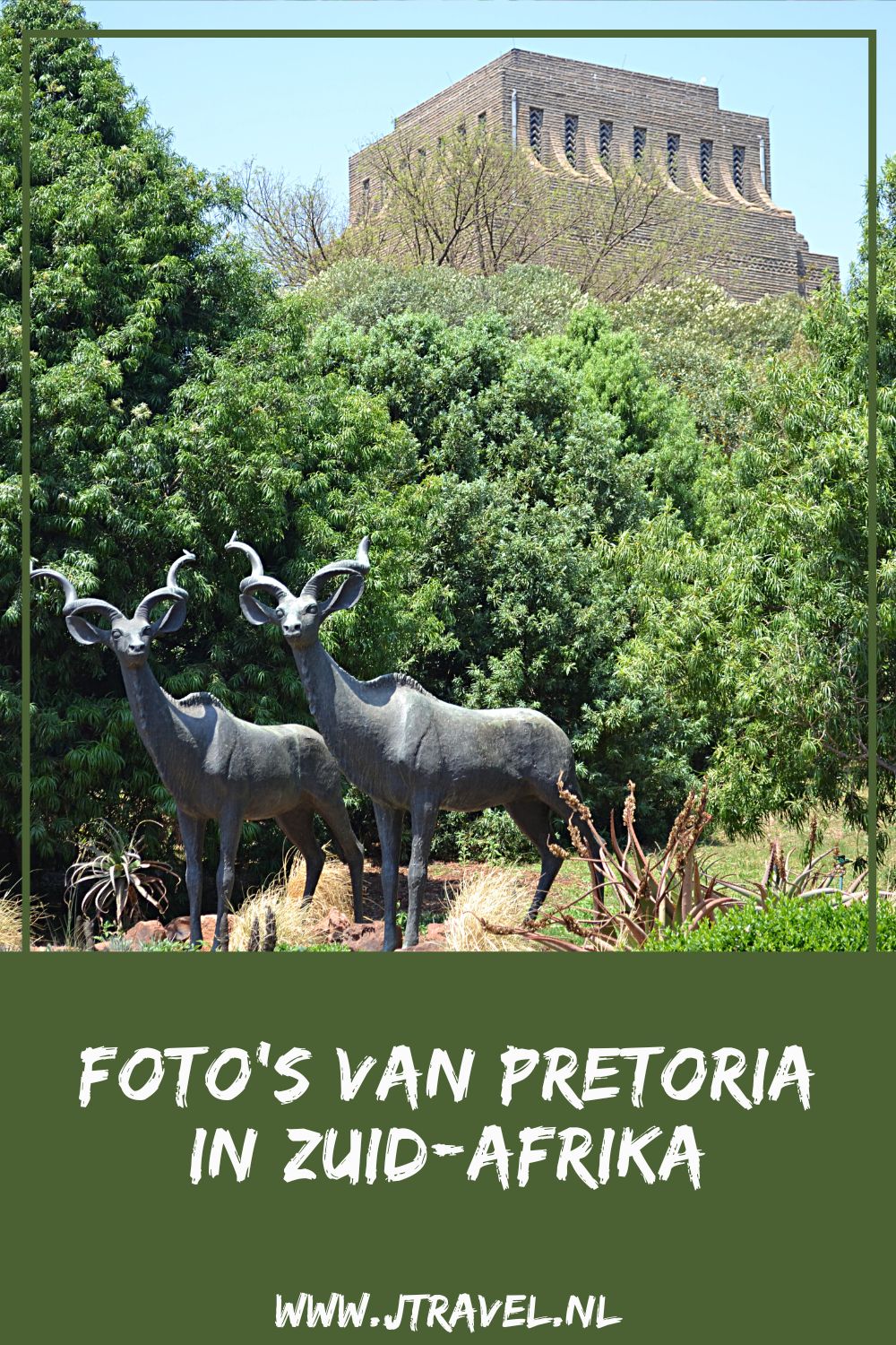 Mijn 23-daagse groepsrondreis door Zuid-Afrika begon in Pretoria met bezoeken aan de Union Buildings en het Voortrekkermonument. Hier zie je mijn foto’s van Pretoria. Kijk je mee? #Pretoria #Voortrekkermonument #UnionBuildings #zuidafrika #fotos #jtravel #jtravelblog
