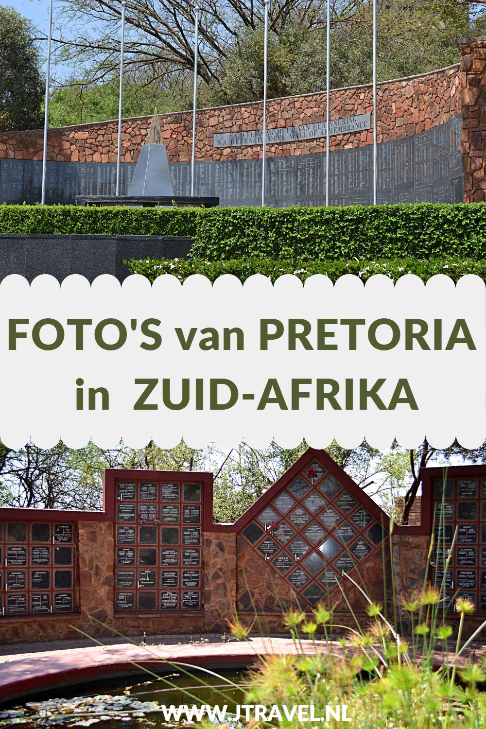 Mijn 23-daagse groepsrondreis door Zuid-Afrika begon in Pretoria met bezoeken aan de Union Buildings en het Voortrekkermonument. Hier zie je mijn foto’s van Pretoria. Kijk je mee? #Pretoria #Voortrekkermonument #UnionBuildings #zuidafrika #fotos #jtravel #jtravelblog