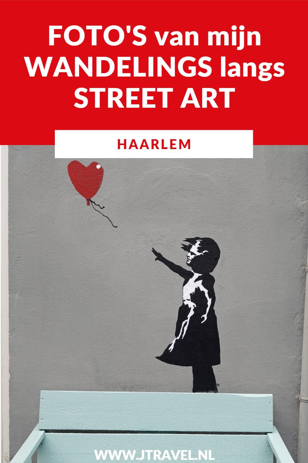 Ik maakte een wandeling langs de vele street art in Haarlem. Haarlem staat niet bekend als street art stad maar er zijn genoeg kunstwerken te zien. De foto's die ik tijdens deze street art wandeling in Haarlem maakte, ziet je in dit artikel. #streetart #streetarthaarlem #haarlem #fotos #jtravel #jtravelblog