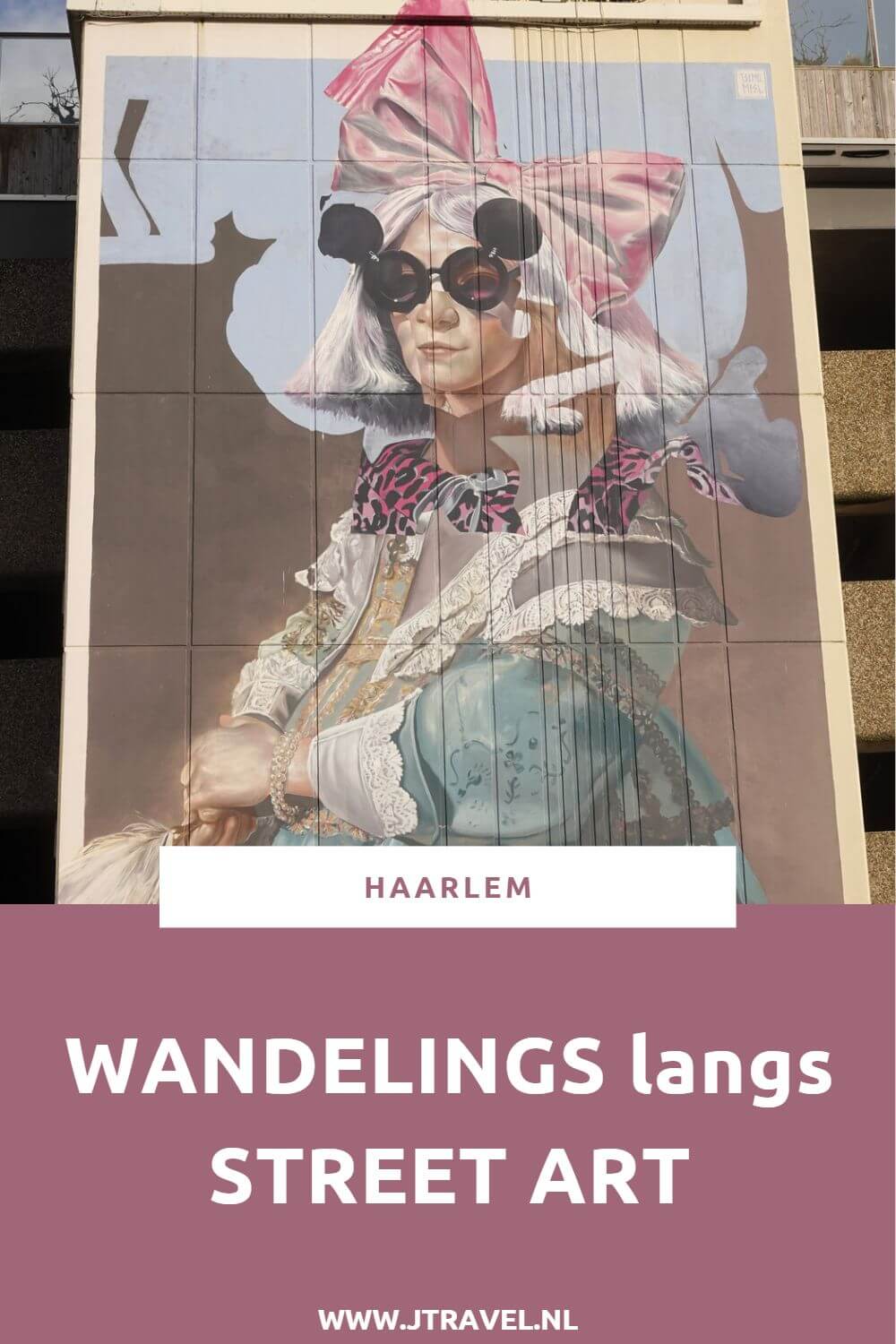 Ik maakte een wandeling langs de vele street art in Haarlem. Haarlem staat niet bekend als street art stad maar er zijn genoeg kunstwerken te zien. Welke murals je in Haarlem kunt spotten lees je in dit artikel. #streetart #streetarthaarlem #haarlem #jtravel #jtravelblog