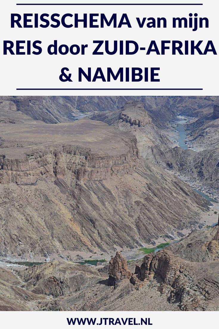 Mijn complete reisschema van dag tot dag van mijn 22-daagse rondreis door Zuid-Afrika & Namibië lees je hier. Lees je mee? #zuidafrika #namibie #reisschema #jtravel #jtravelblog