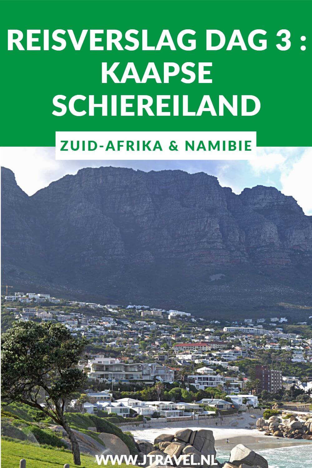 Op dag 3 van mijn 22-daagse groepsrondreis door Zuid-Afrika en Namibië bezocht ik het Kaapse Schiereiland met bezoeken aan Duikereiland, Capepoint, Kaap de Goede Hoop en de pinguïns van Boulders Beach. Alles over de derde dag van mijn reis door Zuid-Afrika & Namibië lees je hier. Lees je mee? #zuidafrika #kaapstad #capetown #kaapseschiereiland #reisverslag #jtravel #jtravelblog