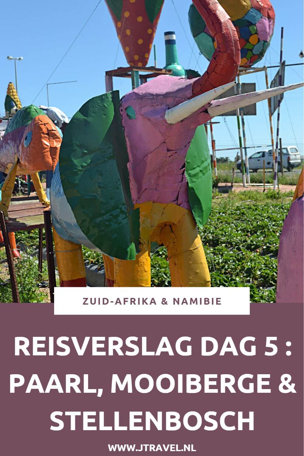Op dag 5 van mijn 22-daagse groepsrondreis door Zuid-Afrika en Namibië bezocht ik het Taalmonument van Paarl, een wijnestate, Mooiberge en Ome Samie se Winkel in Stellenbosch. Alles over de vijfde dag van mijn reis door Zuid-Afrika & Namibië lees je hier. Lees je mee? #zuidafrika #stellenbosch #paarl #mooiberge #reisverslag #jtravel #jtravelblog