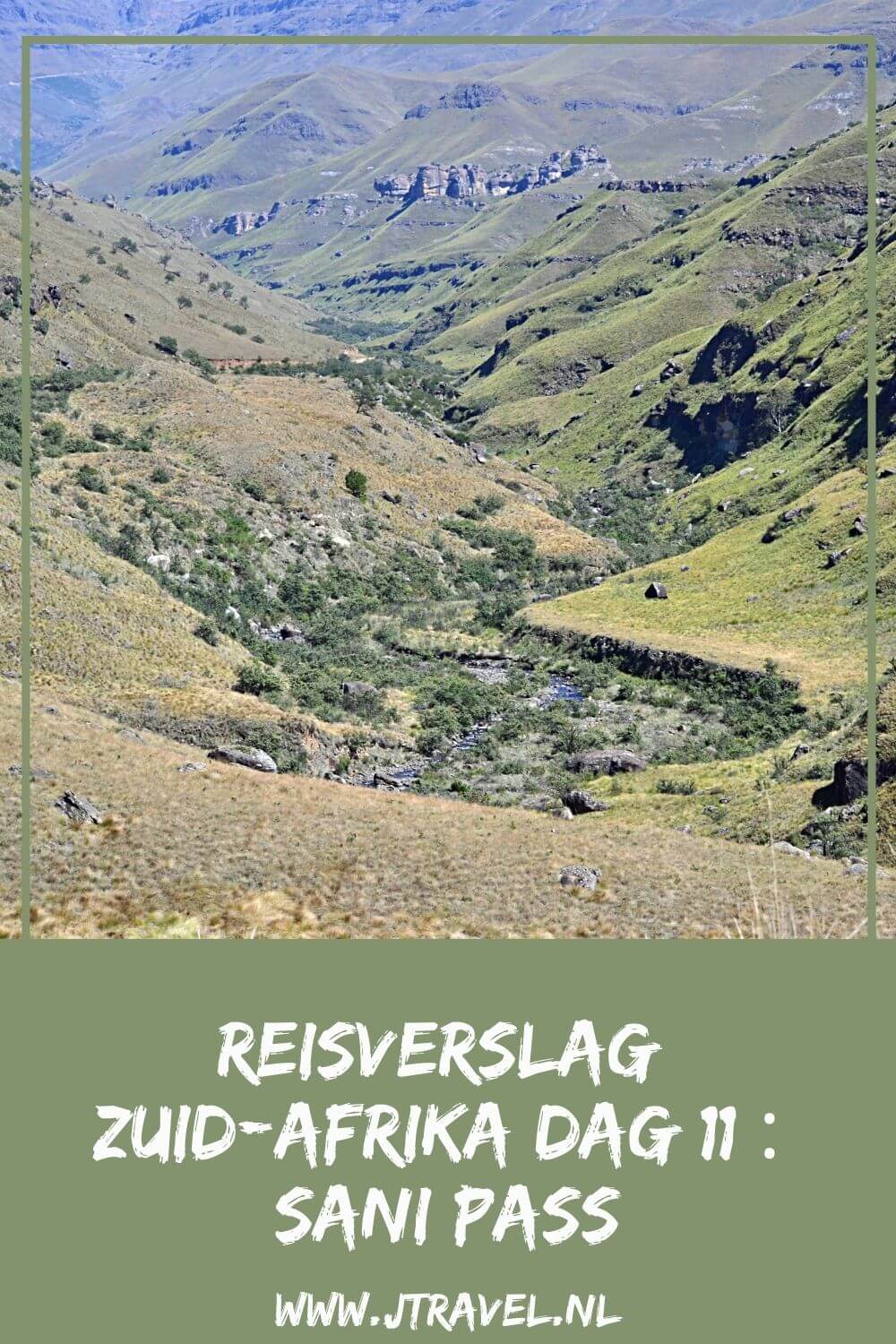 Op dag 11 van mijn 23-daagse groepsrondreis door Zuid-Afrika maak ik een fantastische excursie naar de Sani Pass en Lesotho. Alles over de elfde dag van mijn reis door Zuid-Afrika lees je hier. Lees je mee? #zuidafrika #sanipass #lesotho #drakensbergen #reisverslag #jtravel #jtravelblog Op dag 11 van mijn 23-daagse groepsrondreis door Zuid-Afrika maak ik een fantastische excursie naar de Sani Pass en Lesotho. Alles over de elfde dag van mijn reis door Zuid-Afrika lees je hier. Lees je mee? #zuidafrika #sanipass #lesotho #drakensbergen #reisverslag #jtravel #jtravelblog