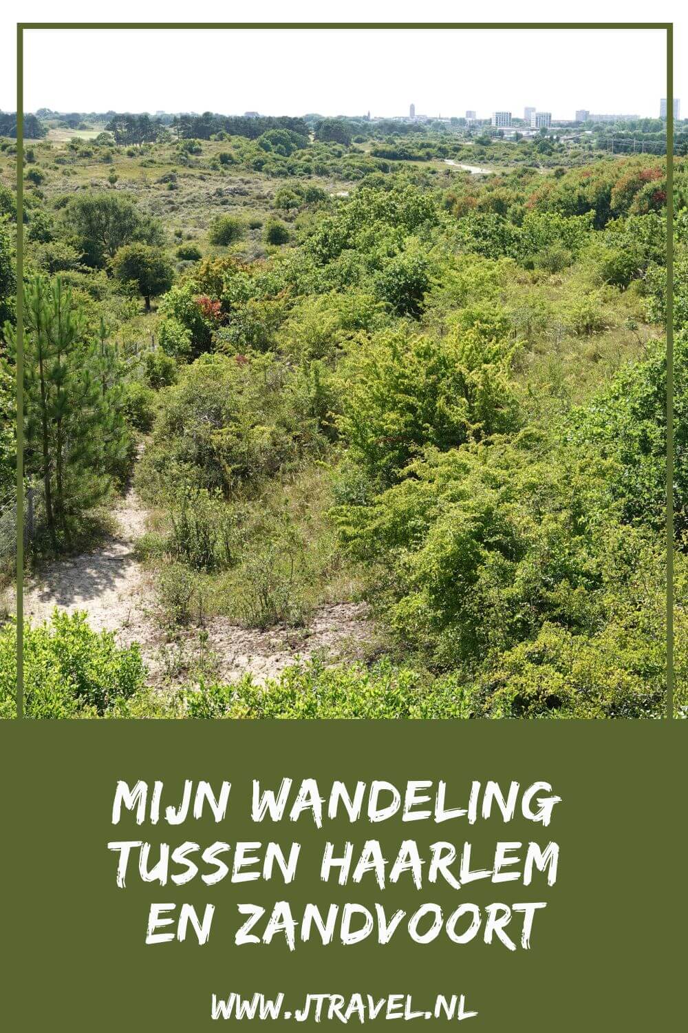 Ik maakte een wandeling tussen Haarlem en Zandvoort. De wandeling gaat door het centrum van Haarlem via Nationaal Park Zuid-Kennemerland en het Visscherspad naar Zandvoort. Alles over deze wandeling tussen Haarlem en Zandvoort lees je in dit artikel. #wandelen #haarlem #zandvoort #visscherspad #jtravelblog #jtravel
