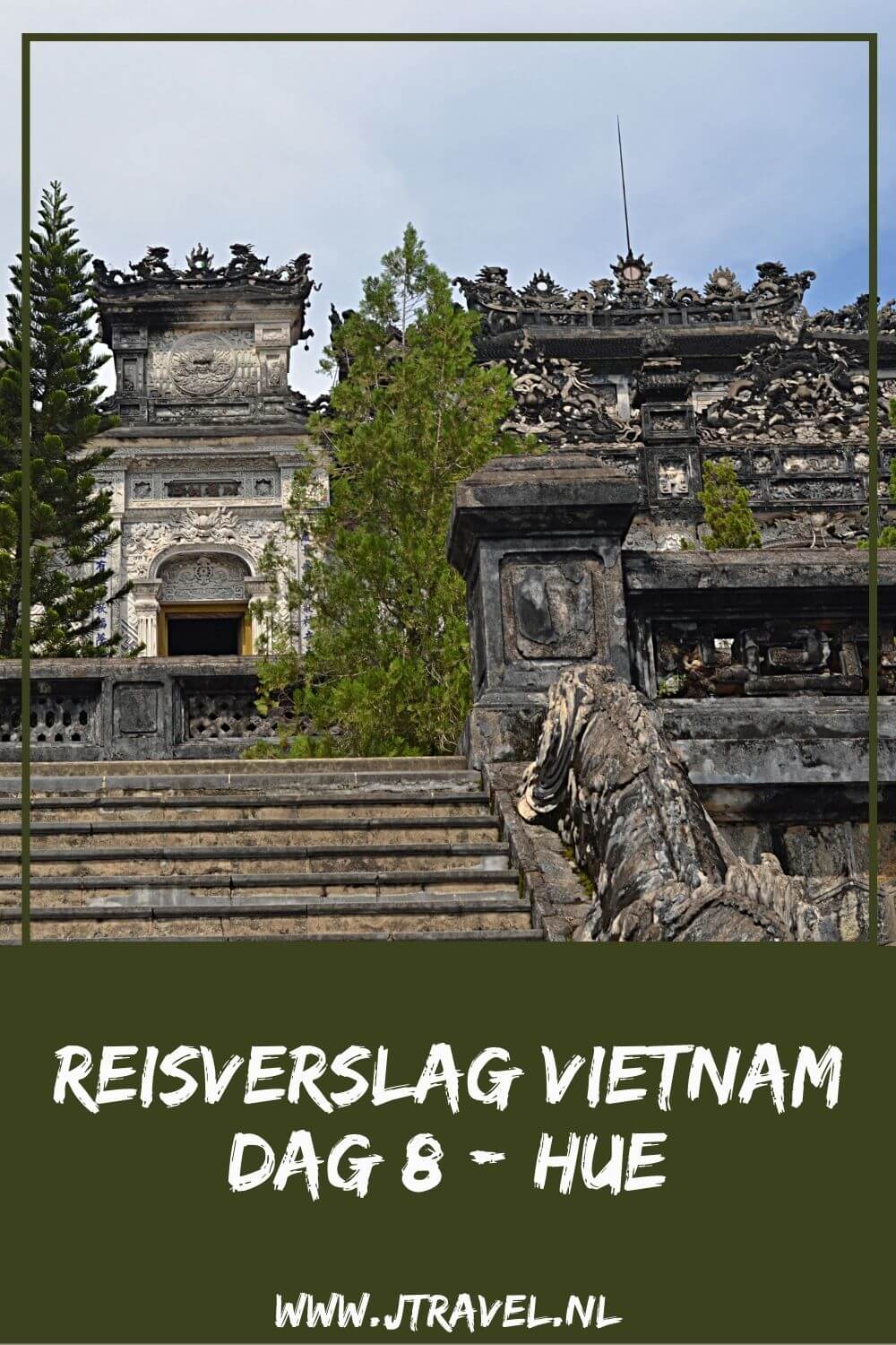 Op dag 8 van mijn 21-daagse groepsrondreis door Vietnam maakte ik een mooie boottocht naar de Thien Mu Pagode bij Hué. Ook bij Hué bezocht ik de Verboden Stad en het Mausoleum. Alles over de achtste dag van mijn reis door Vietnam lees je hier. Lees je mee? #vietnam #hue #boottocht #verbodenstad #mausoleum #thienmupagode #reisverslag #jtravel #jtravelblog