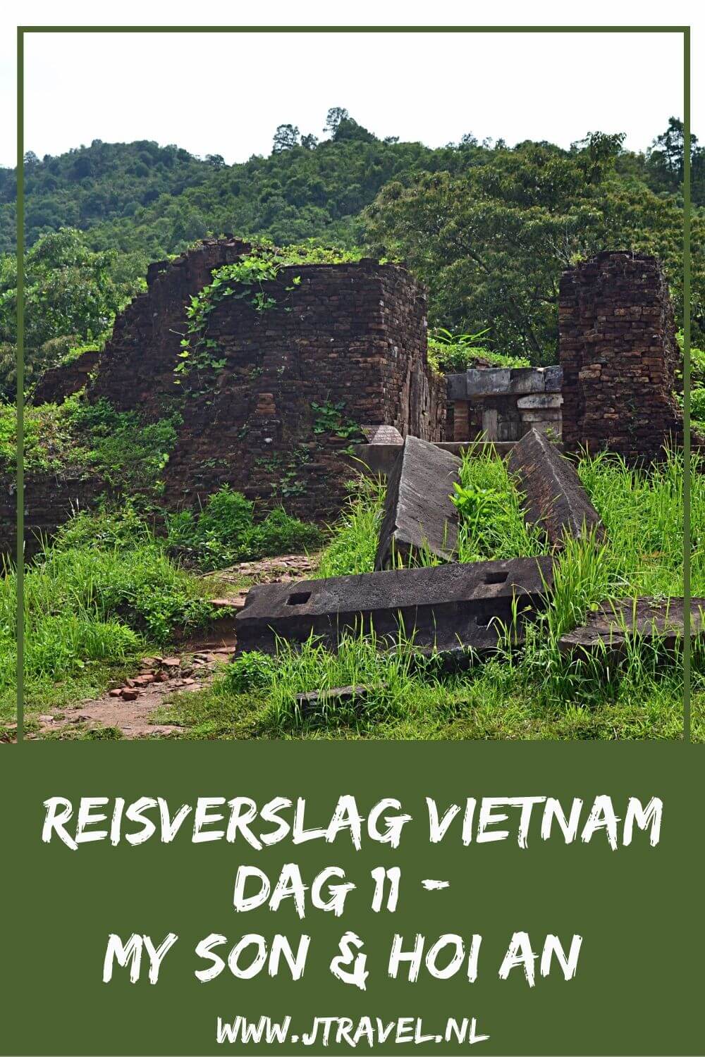 Op dag 11 van mijn 21-daagse groepsrondreis door Vietnam bezocht ik My Son (in de buurt van Hoi An) en de rest van de dag bracht ik door in Hoi An, het in mijn ogen mooiste stadje van Vietnam. Alles over de elfde dag van mijn reis door Vietnam lees je hier. Lees je mee? #vietnam #hoian #myson #unesco #reisverslag #jtravel #jtravelblog Op dag 11 van mijn 21-daagse groepsrondreis door Vietnam bezocht ik My Son (in de buurt van Hoi An) en de rest van de dag bracht ik door in Hoi An, het in mijn ogen mooiste stadje van Vietnam. Alles over de elfde dag van mijn reis door Vietnam lees je hier. Lees je mee? #vietnam #hoian #myson #unesco #reisverslag #jtravel #jtravelblog