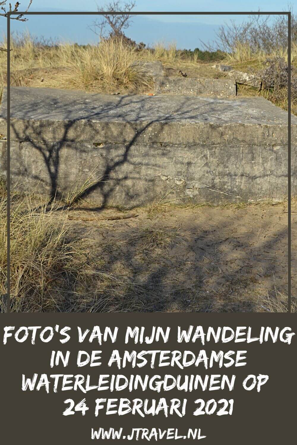 Ik maakte een wandeling langs bunkers uit de Tweede Wereldoorlog in de Amsterdamse Waterleidingduinen. Naast bunkers en de overblijfselen ervan heb ik genoten van prachtige uitzichten vanaf de toppen van een aantal duintoppen en damherten. Mijn foto's zie je hier. Kijk je mee? #awd #damhert #bunkers #tweedewereldoorlog #bunkerroute #wandelen #hiken #natuur #jtravel #jtravelblog #fotos Ik maakte een wandeling langs bunkers uit de Tweede Wereldoorlog in de Amsterdamse Waterleidingduinen. Naast bunkers en de overblijfselen ervan heb ik genoten van prachtige uitzichten vanaf de toppen van een aantal duintoppen en damherten. Mijn foto's zie je hier. Kijk je mee? #awd #damhert #bunkers #tweedewereldoorlog #bunkerroute #wandelen #hiken #natuur #jtravel #jtravelblog #fotos