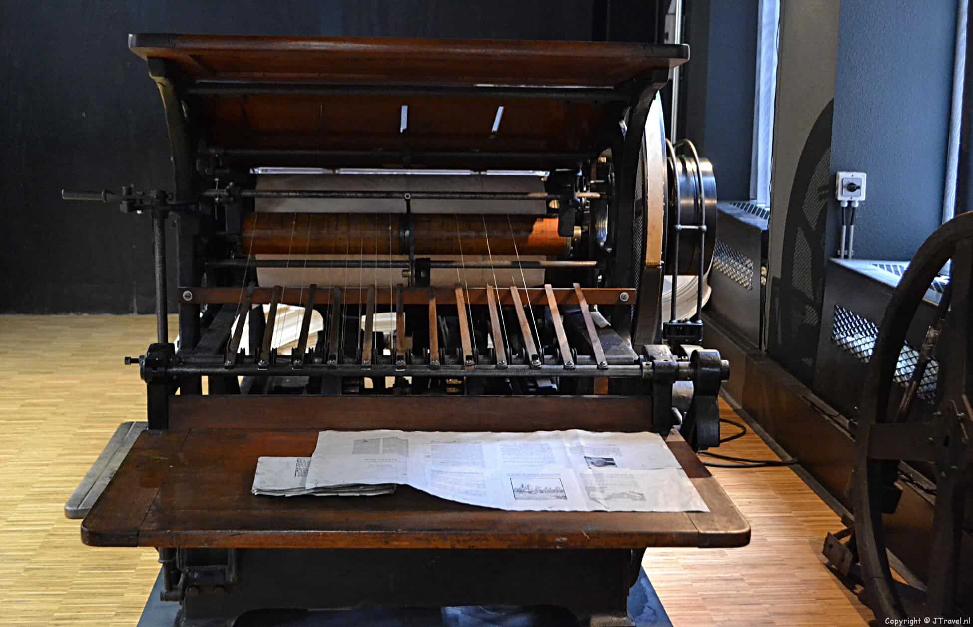 Foto's van het GRID Grafisch Museum in Groningen