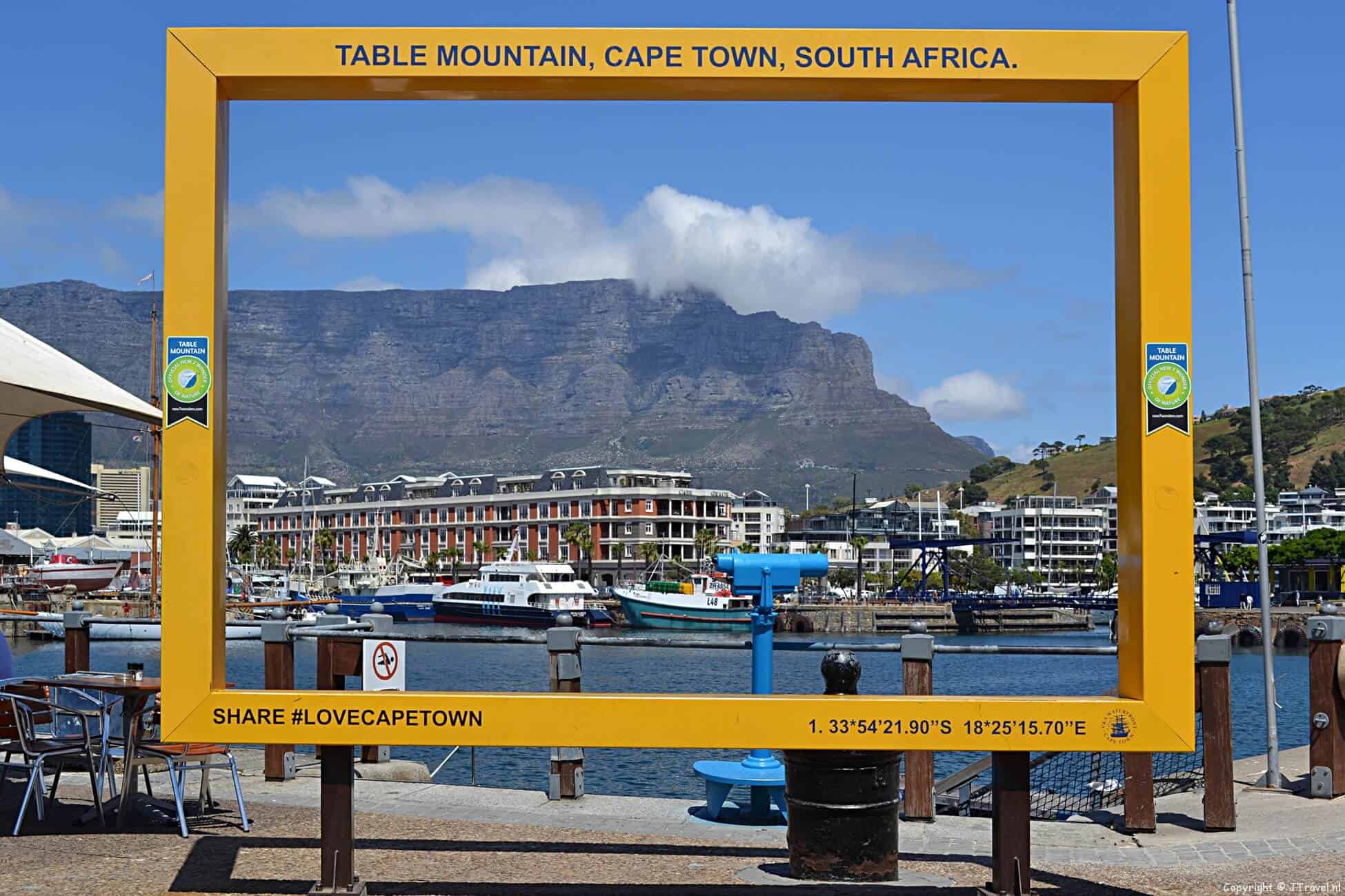 Kaapstad in Zuid-Afrika