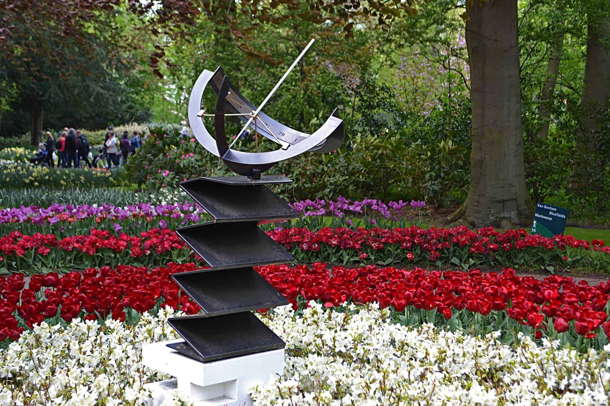 Foto's van de kunst op de Keukenhof 2018