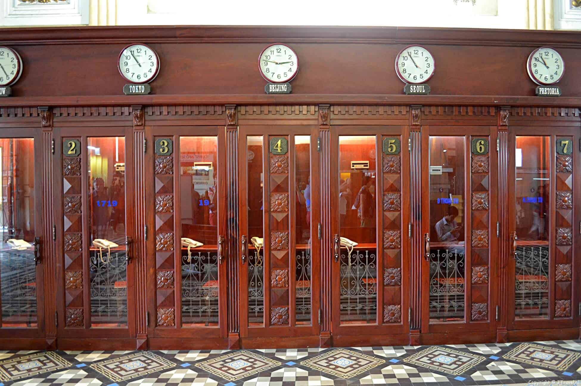 Postkantoor in Ho Chi Minh City in Vietnam