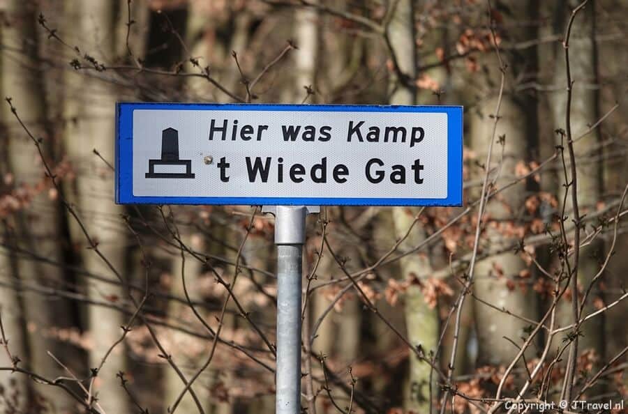 Hier was Kamp 't Wiede Gat tijdens de 21e etappe van het Westerborkpad / Copyright JTravel.nl