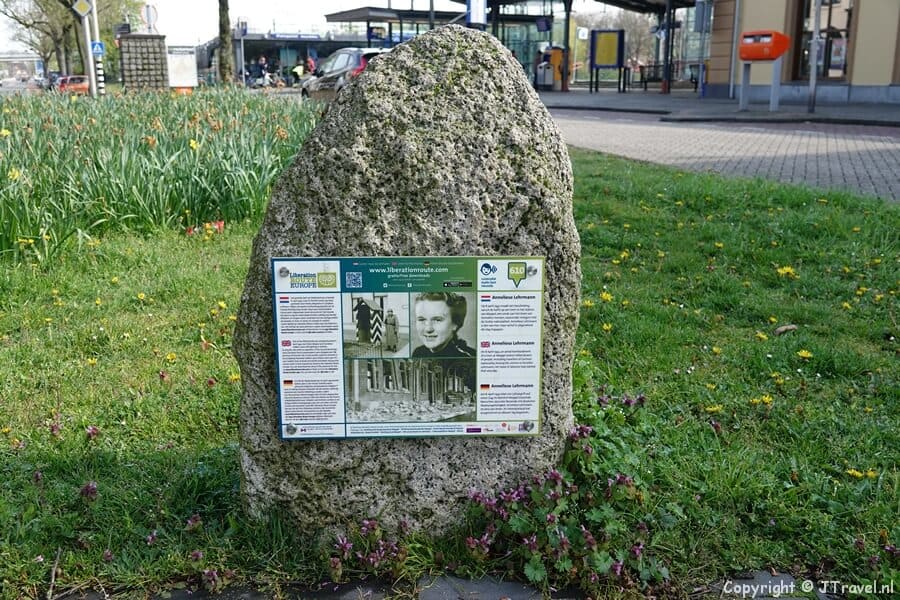 Liberationroute in Meppel tijdens de 23e etappe van het Westerborkpad / Copyright JTravel.nl