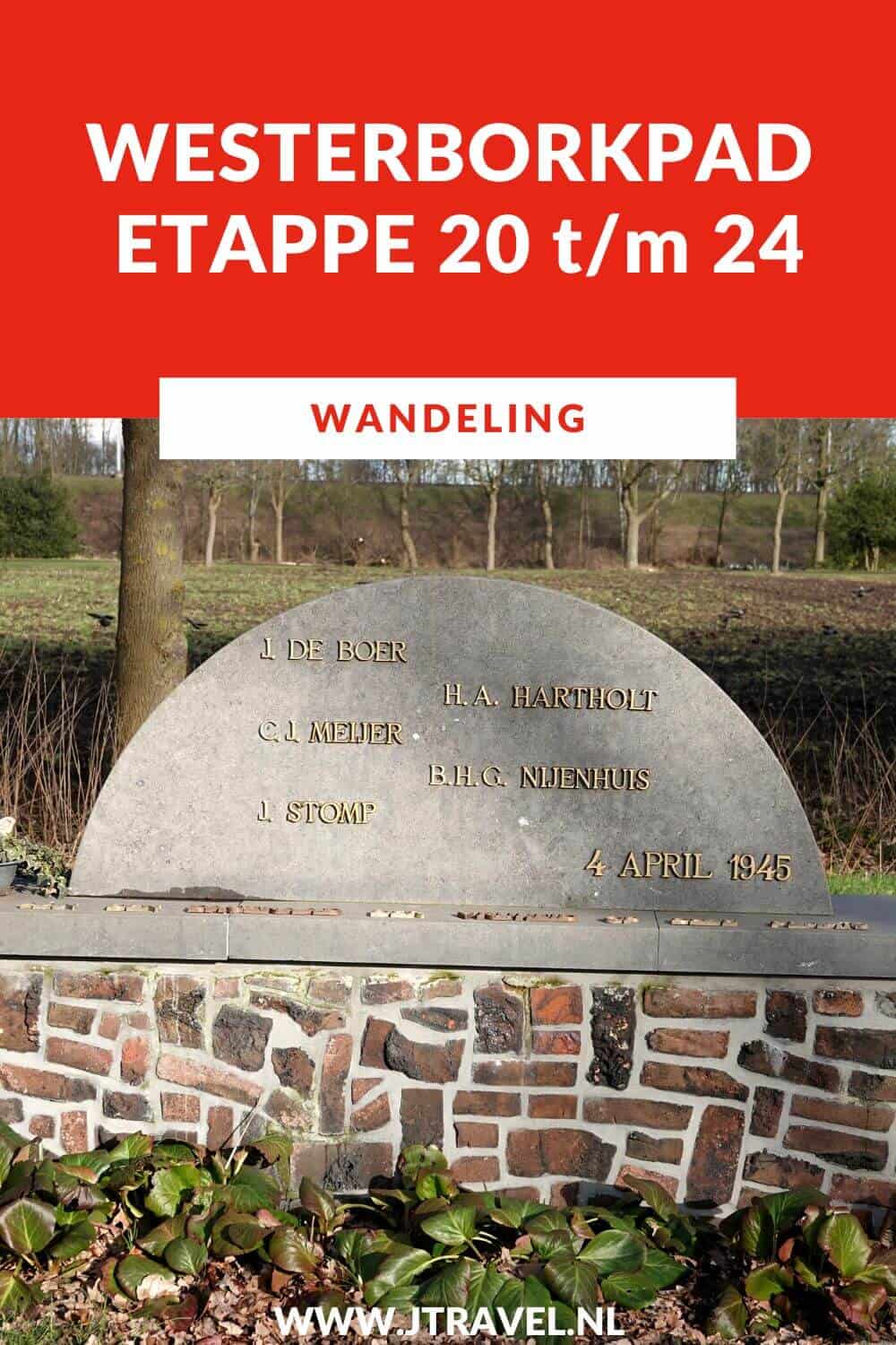 Een verslag van etappes 20 t/m 24 van de lange-afstandswandeling Westerborkpad. Deze vijf etappes lopen van Station Zwolle naar Station Hoogeveen. Mijn belevenissen en mijn route lees je in dit artikel. Loop je mee? #zwolle #lichtmis #staphorst #meppel #koekange #meppel #hoogeveen #westerborkpad #geschiedenis #tweedewereldoorlog #wandelen #hiken #jtravel #jtravelblog