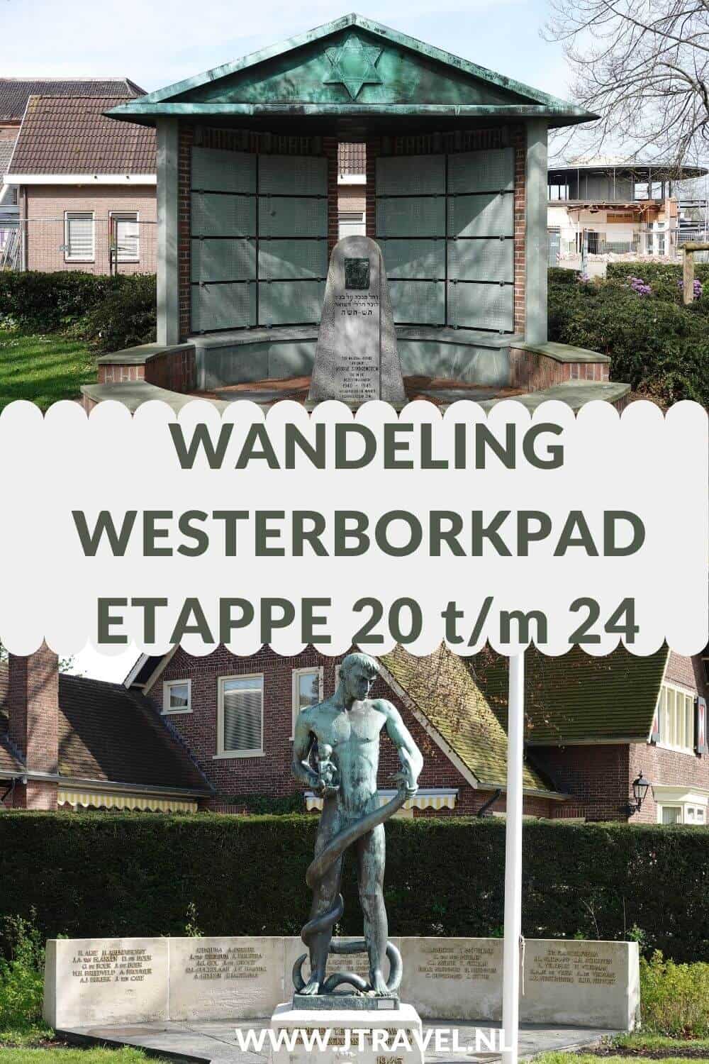 Een verslag van etappes 20 t/m 24 van de lange-afstandswandeling Westerborkpad. Deze vijf etappes lopen van Station Zwolle naar Station Hoogeveen. Mijn belevenissen en mijn route lees je in dit artikel. Loop je mee? #zwolle #lichtmis #staphorst #meppel #koekange #meppel #hoogeveen #westerborkpad #geschiedenis #tweedewereldoorlog #wandelen #hiken #jtravel #jtravelblog