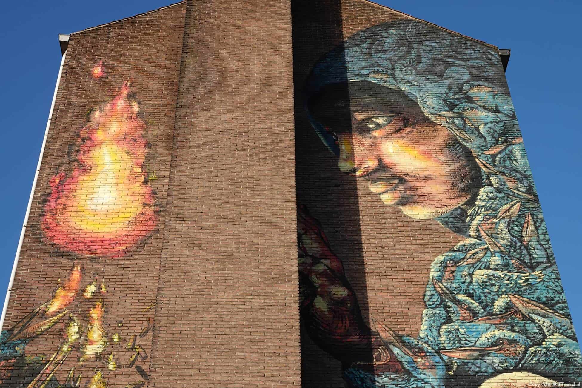 Memories van Bastadilla tijdens mijn street art wandeling in de Amsterdamse wijk Geuzenveld