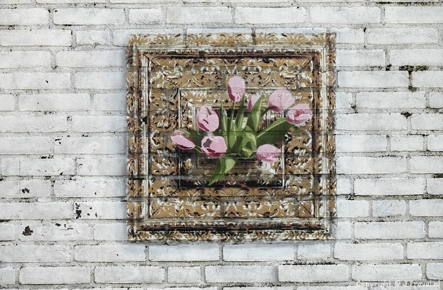 Ode to Tulips E Lee tijdens mijn street art wandeling in de Amsterdamse wijk Geuzenveld