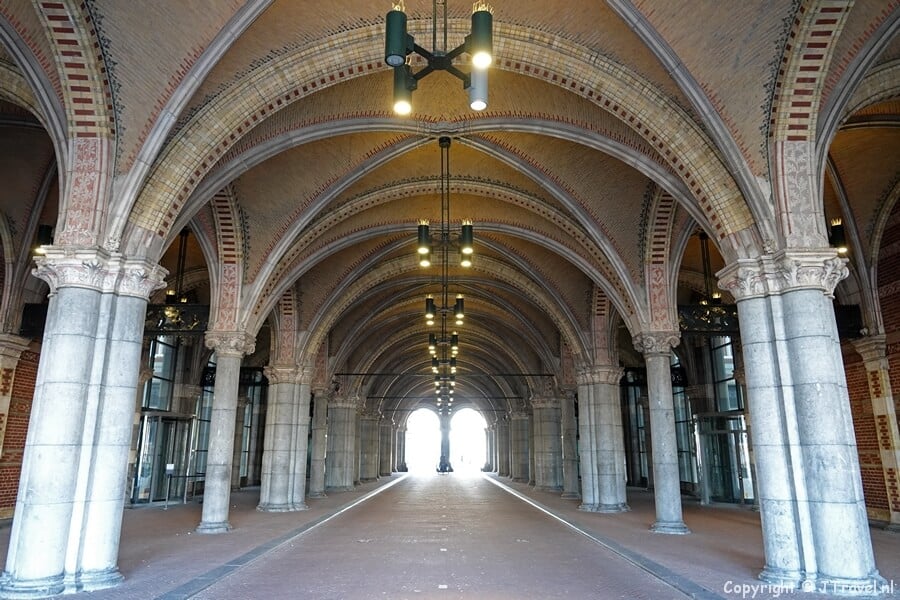 Rijksmuseum in Amsterdam tijdens mijn onderwijshistorische wandeling in het centrum van Amsterdam