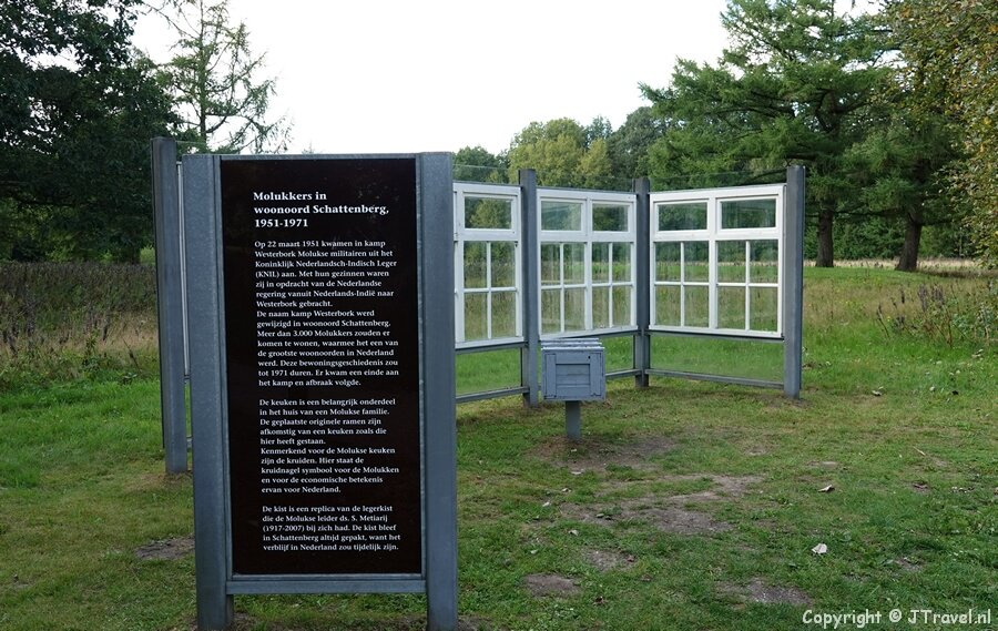 Schattenbergmarkering in Kamp Westerbork in Hooghalen / Copyright JTravel.nl