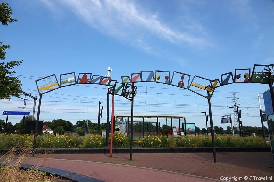 Station Beilen tijdens de 26e etappe van het Westerborkpad / Copyright JTravel.nl