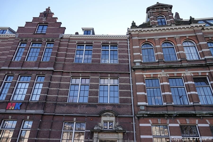 Vierde openbare HBS in Amsterdam tijdens mijn onderwijshistorische wandeling in het centrum van Amsterdam