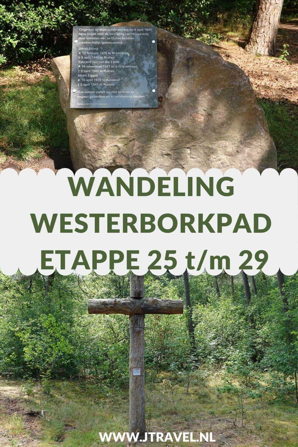 Een verslag van etappes 25 t/m 29 van de lange-afstandswandeling Westerborkpad. Deze vijf etappes lopen van Station Hoogeveen naar Kamp Westerbork. Mijn belevenissen en mijn route lees je in dit artikel. Loop je mee? #hoogeveen #kremboong #wijster #beilen #hooghalen #kampwesterbork #westerborkpad #geschiedenis #tweedewereldoorlog #wandelen #hiken #jtravel #jtravelblog Een verslag van etappes 25 t/m 29 van de lange-afstandswandeling Westerborkpad. Deze vijf etappes lopen van Station Hoogeveen naar Kamp Westerbork. Mijn belevenissen en mijn route lees je in dit artikel. Loop je mee? #hoogeveen #kremboong #wijster #beilen #hooghalen #kampwesterbork #westerborkpad #geschiedenis #tweedewereldoorlog #wandelen #hiken #jtravel #jtravelblog