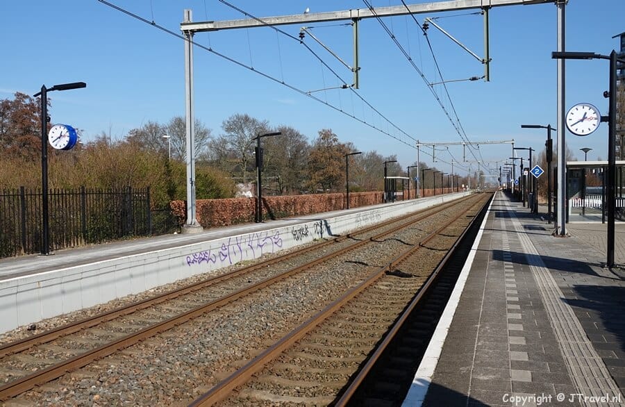 Station Heemskerk tijdens mijn wandeling rond de buitenplaatsen van Heemskerk