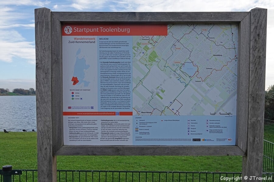 Startpunt Toolenburg tijdens mijn wandeling rond de Toolenburgerplas en door PARK21 in Hoofddorp