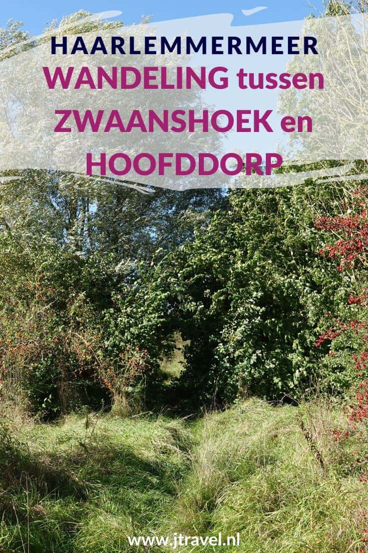 Ik maakte een wandeling tussen Zwaanshoek en Hoofddorp van Wandelnetwerk Noord-Holland. De wandeling heeft een lengte van 9,38 kilometer. De wandelroute gaat door de nieuwe parken en buurten van de wijk Floriande in Hoofddorp en de ruigtes in PARK21. Wandelt u mee? #zwaanshoek #hoofddorp #haarlemmermeer #wandelnetwerknoordholland #wandelen #jtravelblog #jtravel