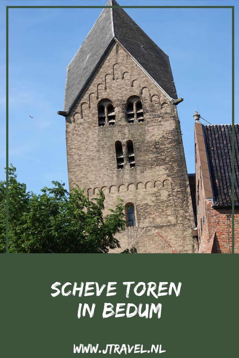 Ken je de Scheve Toren in Bedum? Deze mooie toren van de Walfriduskerk/Hervormde kerk staat in Bedum in de provincie Groningen. De Scheve Toren in Bedum is de scheefste toren van Nederland. De Scheve Toren staat schever dan de toren van Pisa/Italië. Meer lees je in dit artikel, #schevetoren #schaivetoren #bedum #jtravel #jtravelblog