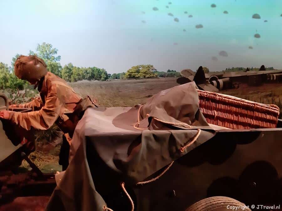 Airborne Experience in het Airborne Museum at Hartenstein in Oosterbeek