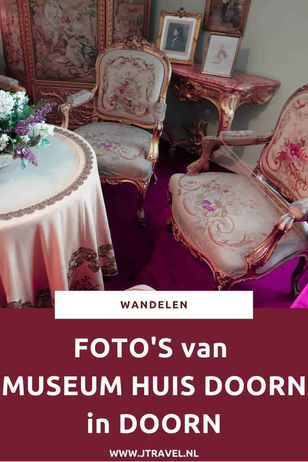 Museum Huis Doorn in Doorn is het huis van de vroegere Duitse Keizer Wilhelm II die hier tot aan zijn dood in ballingschap woonde. Wat je in en rond Huis Doorn kunt zien, lees je in dit artikel. #museumhuisdoorn #huisdoorn #doorn #museumtip #museumkaart #jtravel #jtravelblog