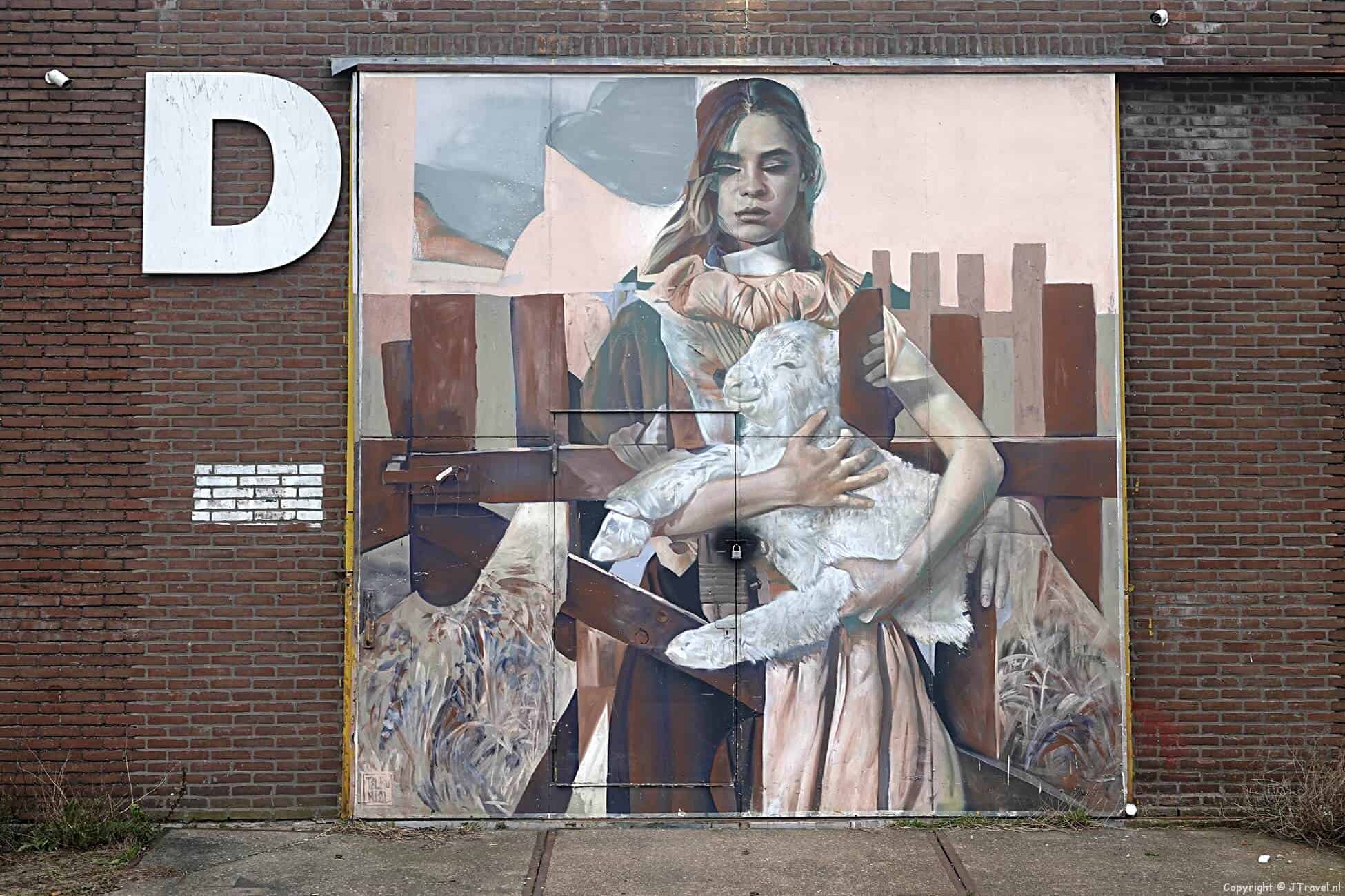 Foto's van mijn street art wandeling in M4H en Delfshaven in Rotterdam
